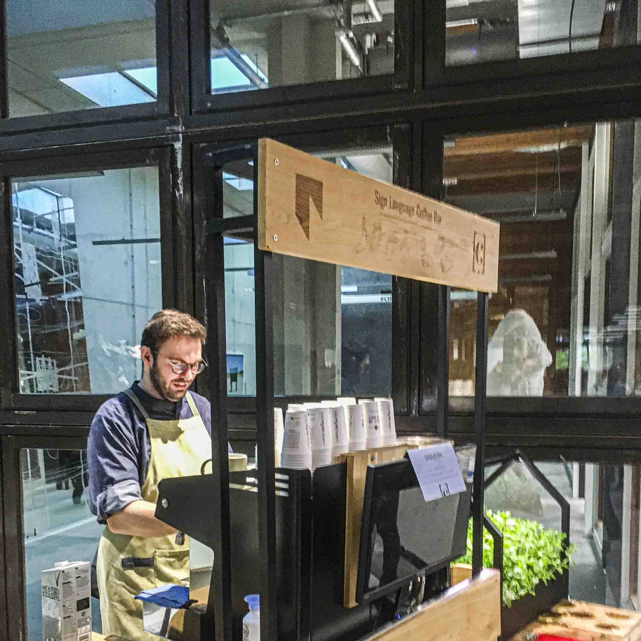 Sign Language Coffee Bar