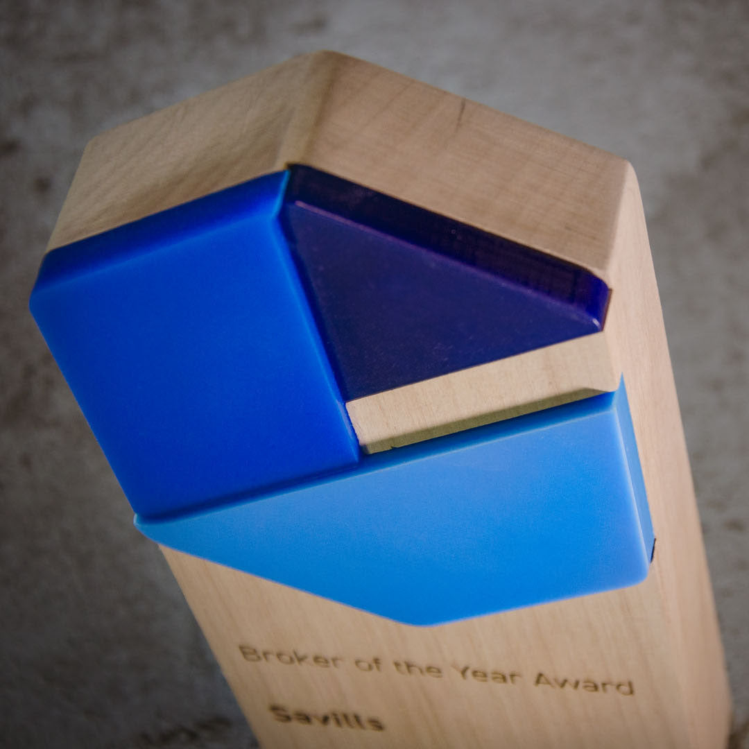 Gepersonaliseerde Award van esdoornhout