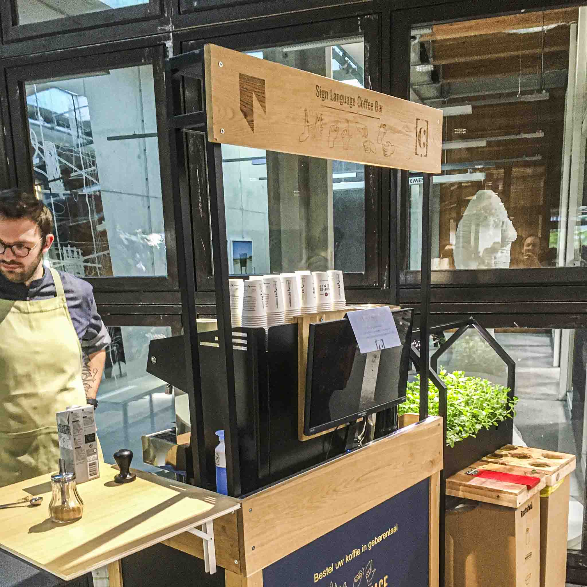 Sign Language Coffee Bar